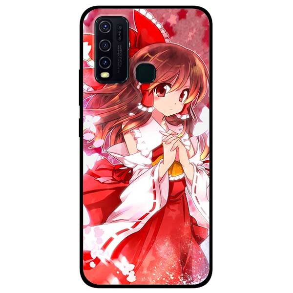 Ốp lưng dành cho Vivo Y30 mẫu Cô Gái Đỏ