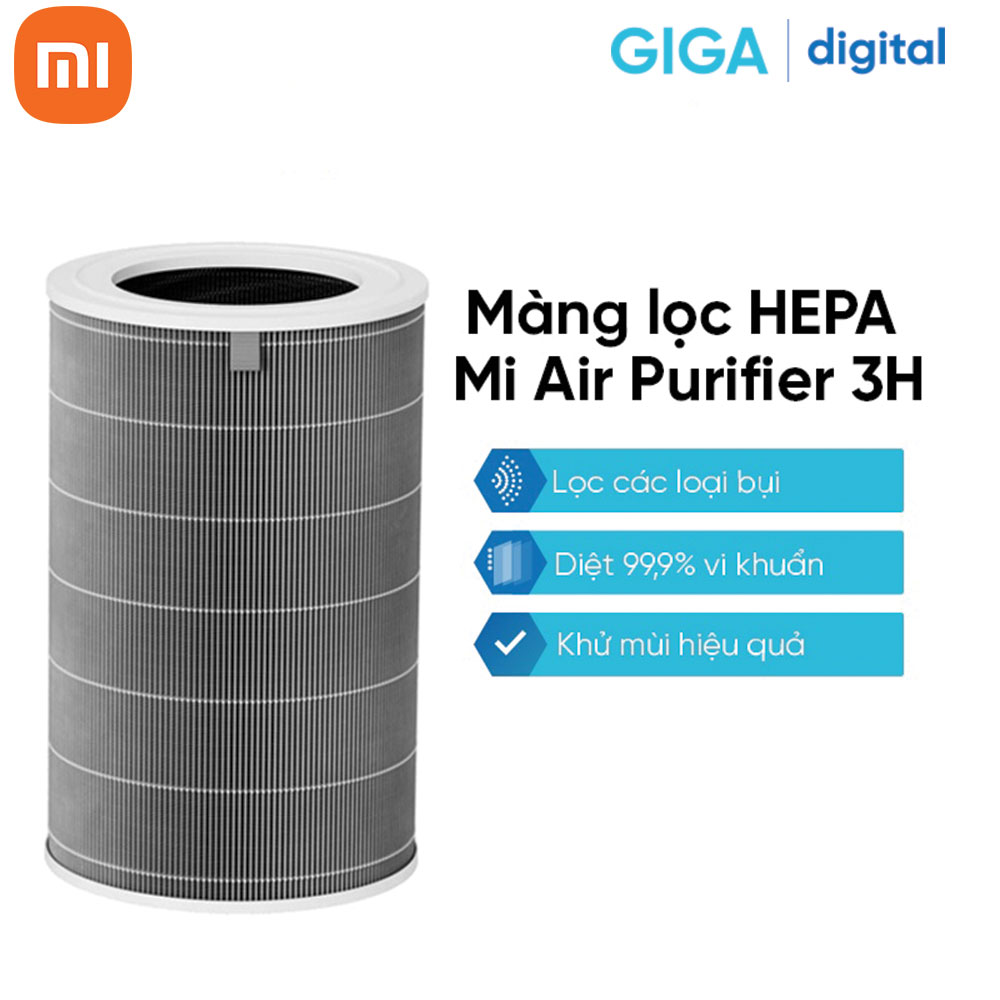 Màng lọc lõi lọc HEPA cho máy lọc không khí Xiaomi 3H, 1, 2, 2H, 2S, 3, 3C, 3H, Pro - Hàng Chính Hãng