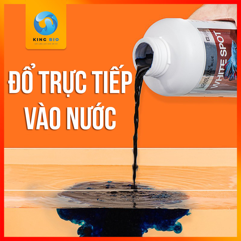 Chế phẩm sinh học Yee White Bot loại bỏ nấm trắng, thối vây, thối đuôi, xù vẩy và các vấn đề ngoài da cho cá