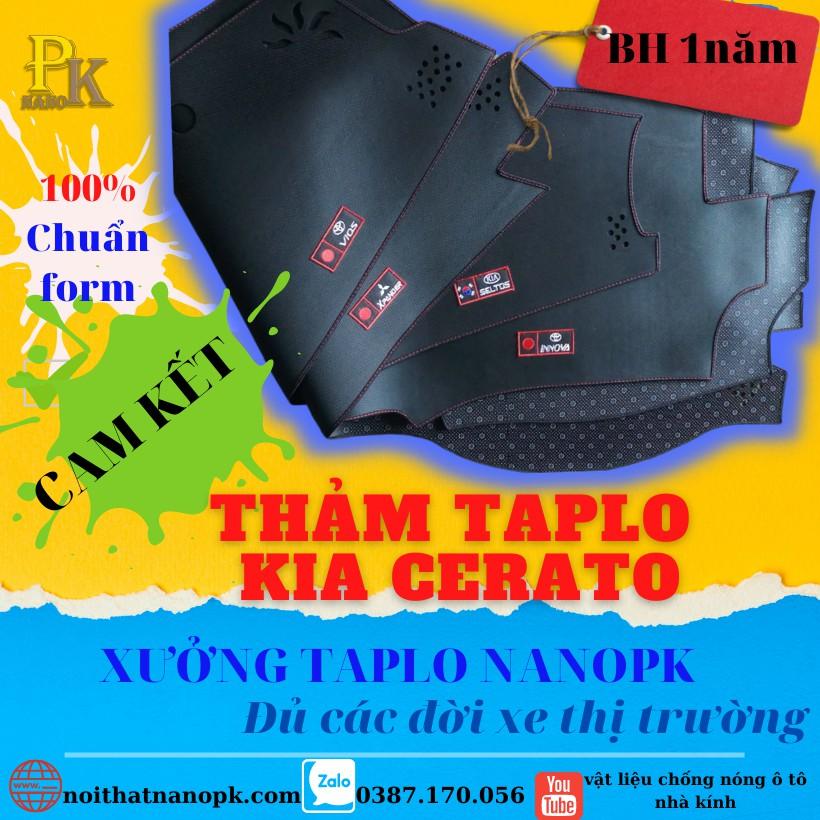 Thảm chống nóng taplo cerato nhung mịn