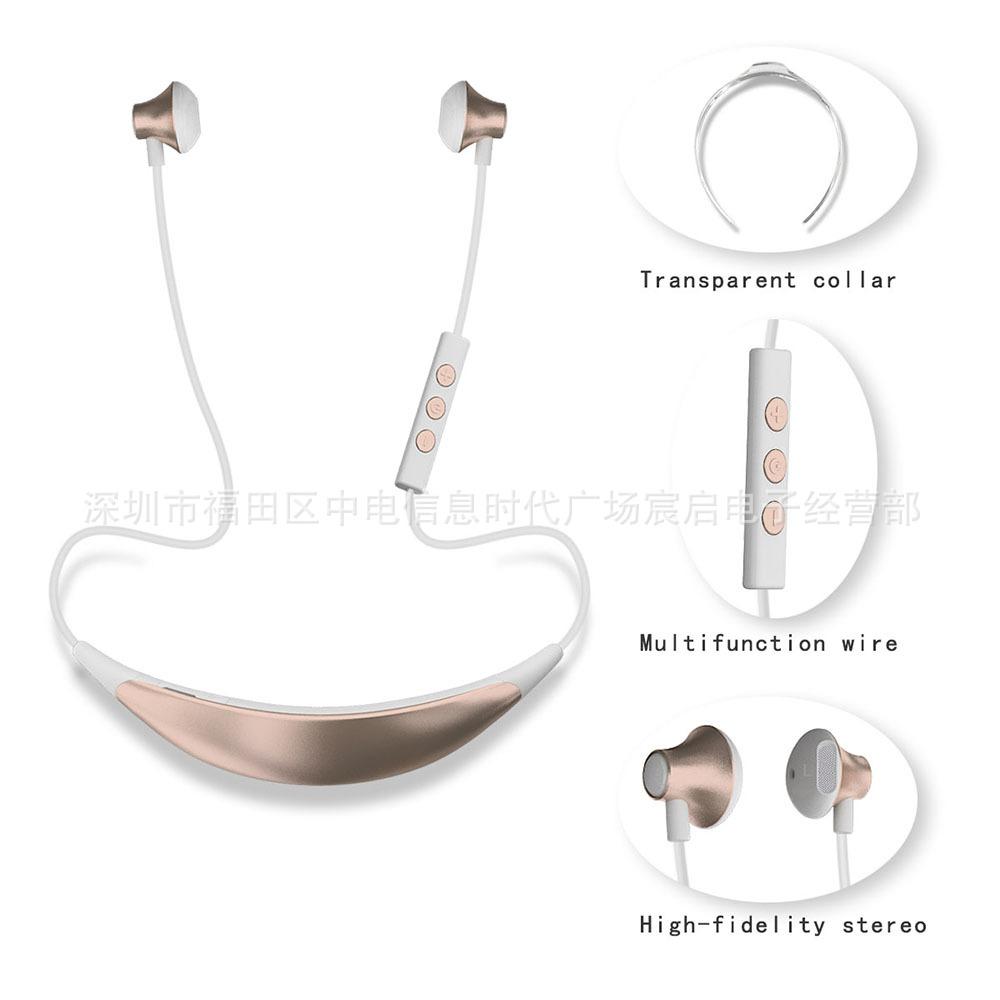 Tai nghe bluetooth mới giá thấp nhất X19C không dây đeo cổ thể thao hai tai âm thanh nổi đeo cổ trung tính