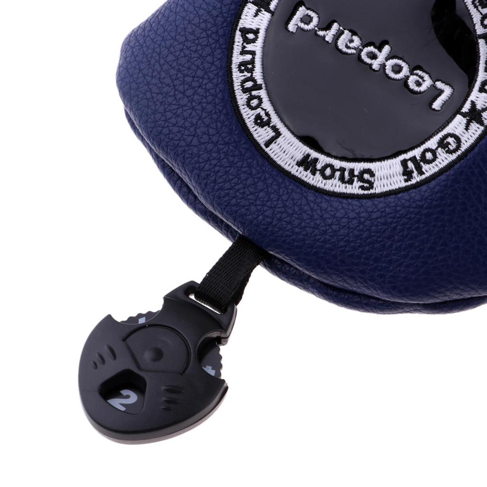 2-3 of pack Golf Cover Driver Headcover Travel with No. Tag UT