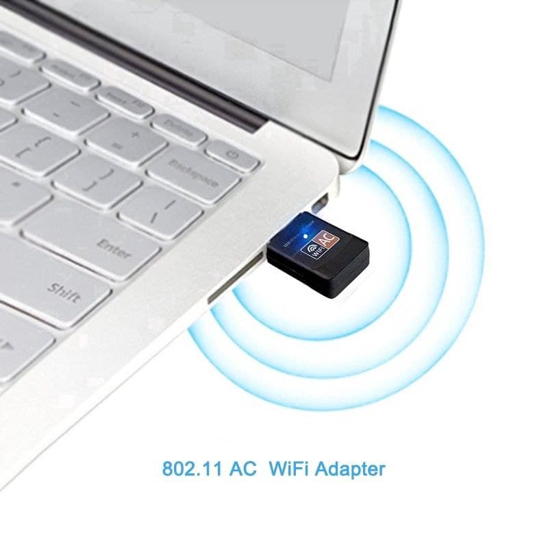 [CÓ SẴN] USB WIFI 5G, tốc độ cao 600Mbps, thu sóng WIFI chuẩn AC cho máy bàn pc laptop