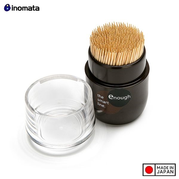 Lọ đựng tăm xỉa răng Inomata Enough 80ml - Hàng nội địa Nhật Bản