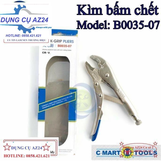 Kìm bấm chết C-Mart B0035-07 loại 7 inch dài 175mm (dungcu) Đài Loan