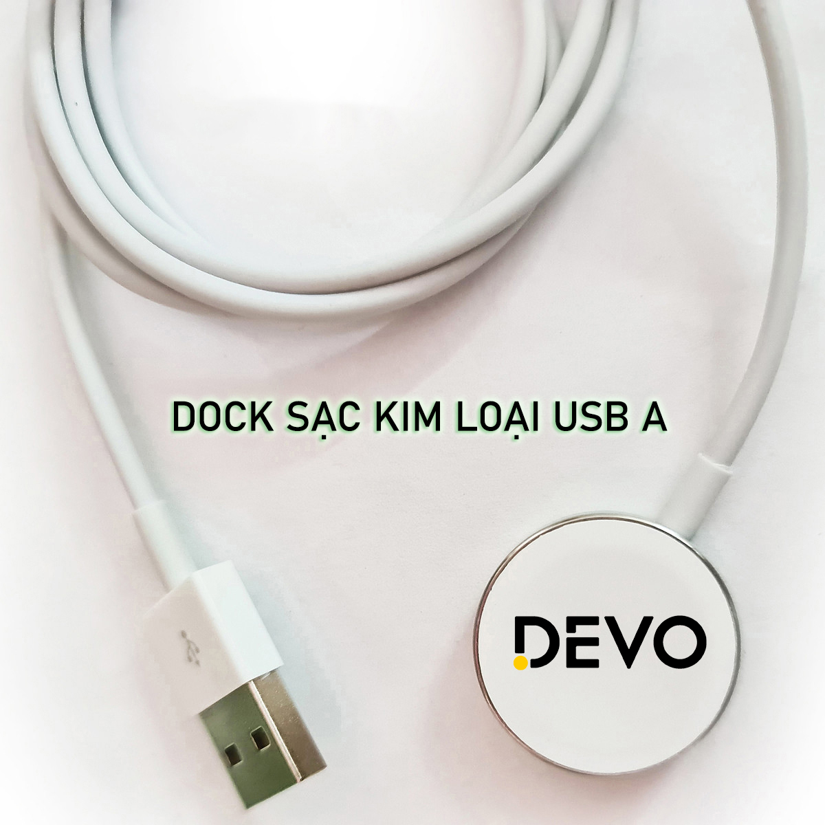 Dock sạc pin cho đồng hồ Apple Watch Thế hệ 1/2/3/4/5/6/SE/7/8/9/SE2 / Apple Watch Ultra1/2 DEVO - Hàng Nhập Khẩu
