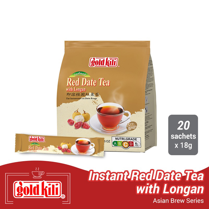 Trà táo tàu với long nhãn hòa tan Gold Kili 360g - Singapore