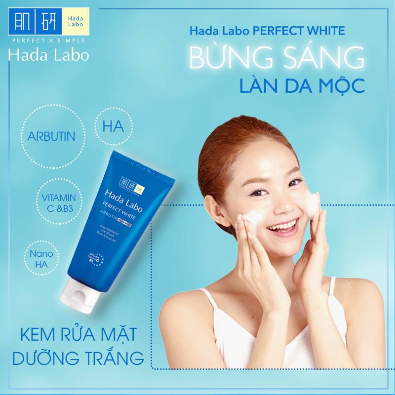 Bộ Sản Phẩm Chống Nắng Dưỡng Trắng Sunplay - Hada Labo (Chống Nắng + Dầu Tẩy Trang + Kem Rửa Mặt + Kem Dưỡng) + Tặng Dung Dịch Dưỡng Hada Labo 40ml