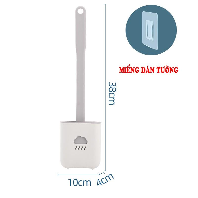 Cọ Bồn Cầu Silicon - Chổi Vệ Sinh Toilet Gán Tường Cao Cấp - Smarthome GG