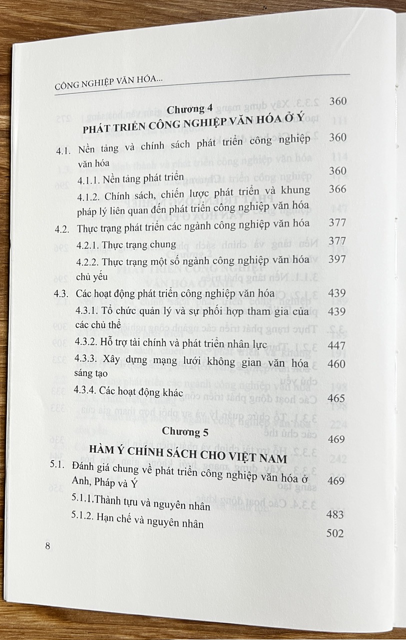 Sách - Công Nghiệp Văn Hoá Ở Một Số Quốc Gia Châu Âu Và Kinh Nghiệm Cho Việt Nam