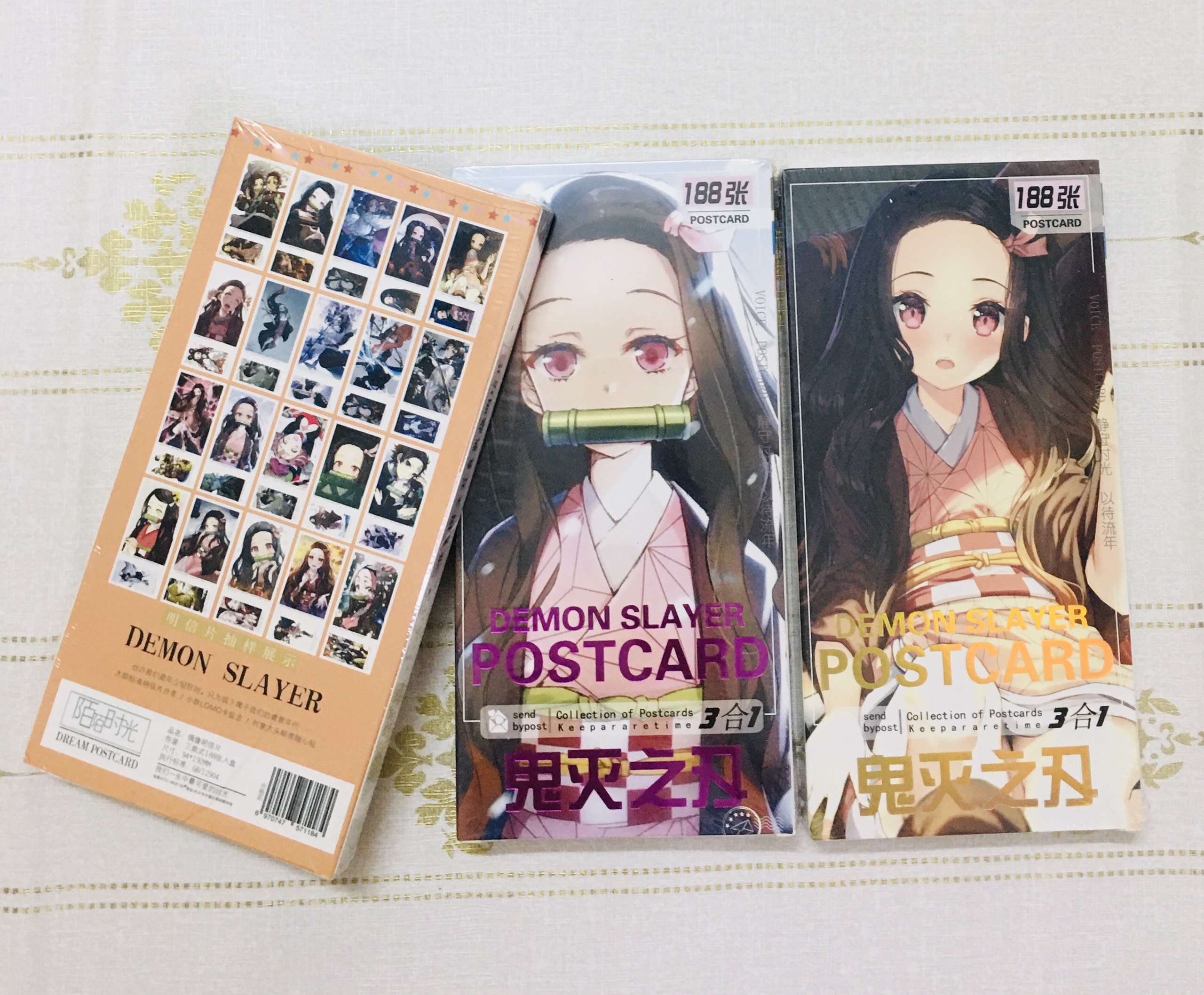 Postcard Kimetsu No Yaiba hộp ảnh 188 ảnh to nhỏ