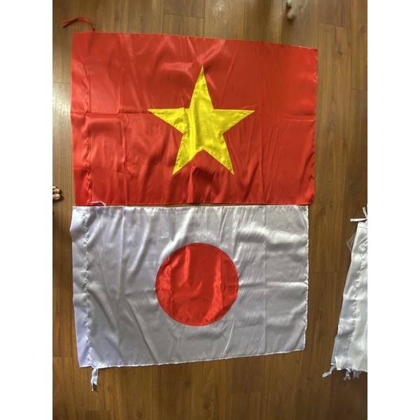 Cặp cờ Việt nhật 80x120cm