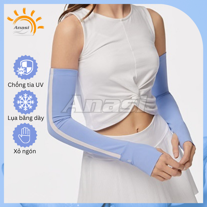 Găng tay chống nắng nam nữ Anasi LB106 - Chống tia UV UPF50+