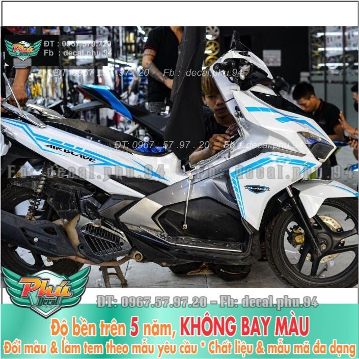 Tem rời Airblade Trắng xanh 2016-2019  -1