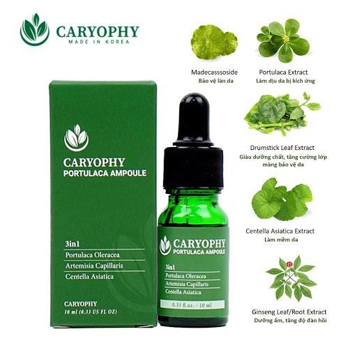 Tinh chất giảm mụn và mờ thâm Caryophy Portulaca Ampoule 10ml và 30ml