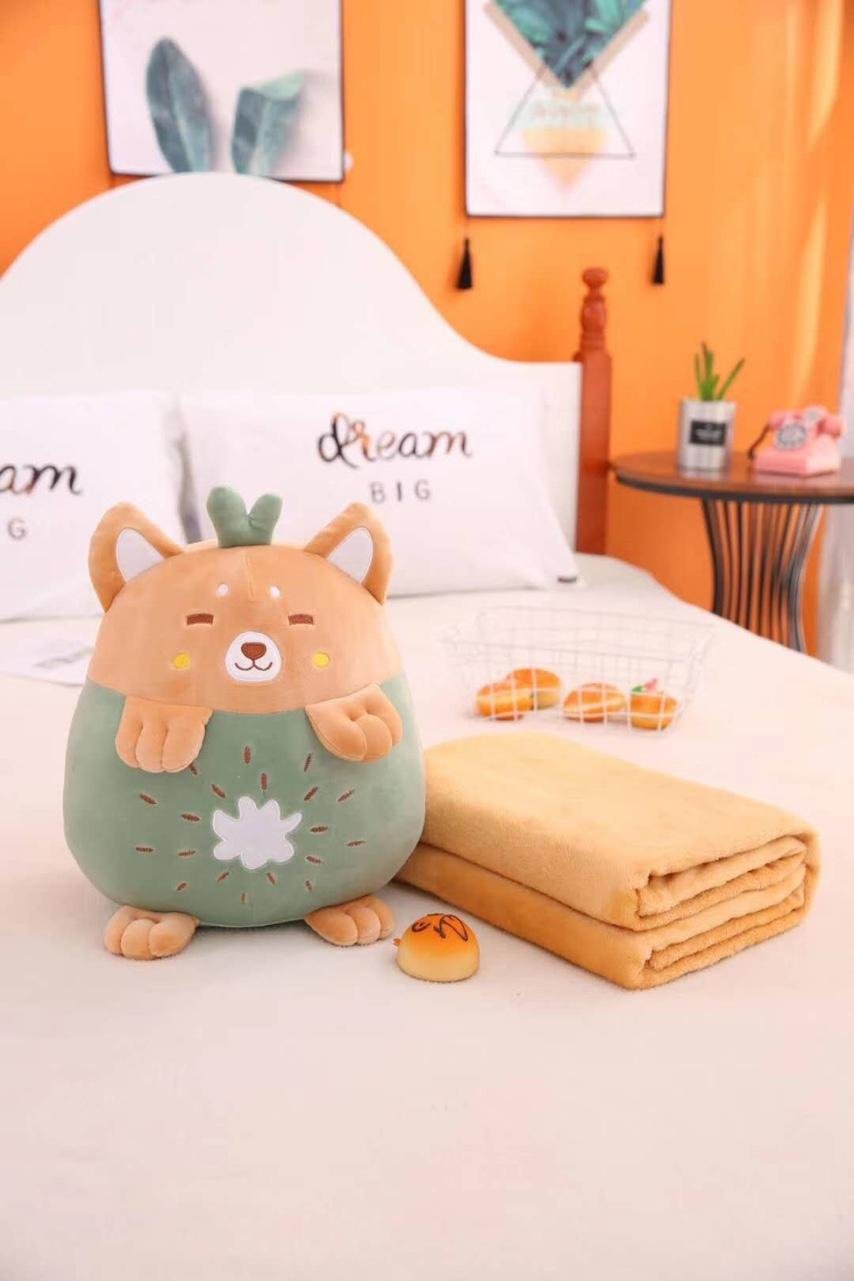 Bộ chăn gối văn phòng chuột Hamster, Heo xinh. Gấu bông đẹp