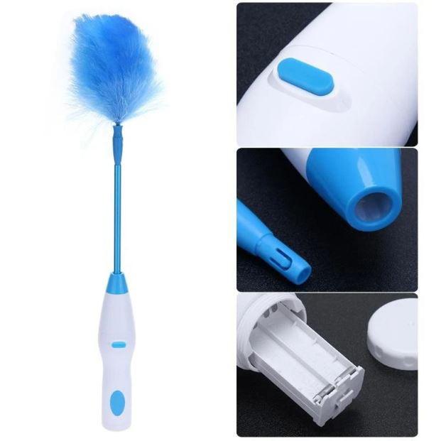 Chổi Lông Mềm Quét Bụi Bằng Điện Mọi Ngóc Ngách Spin Duster