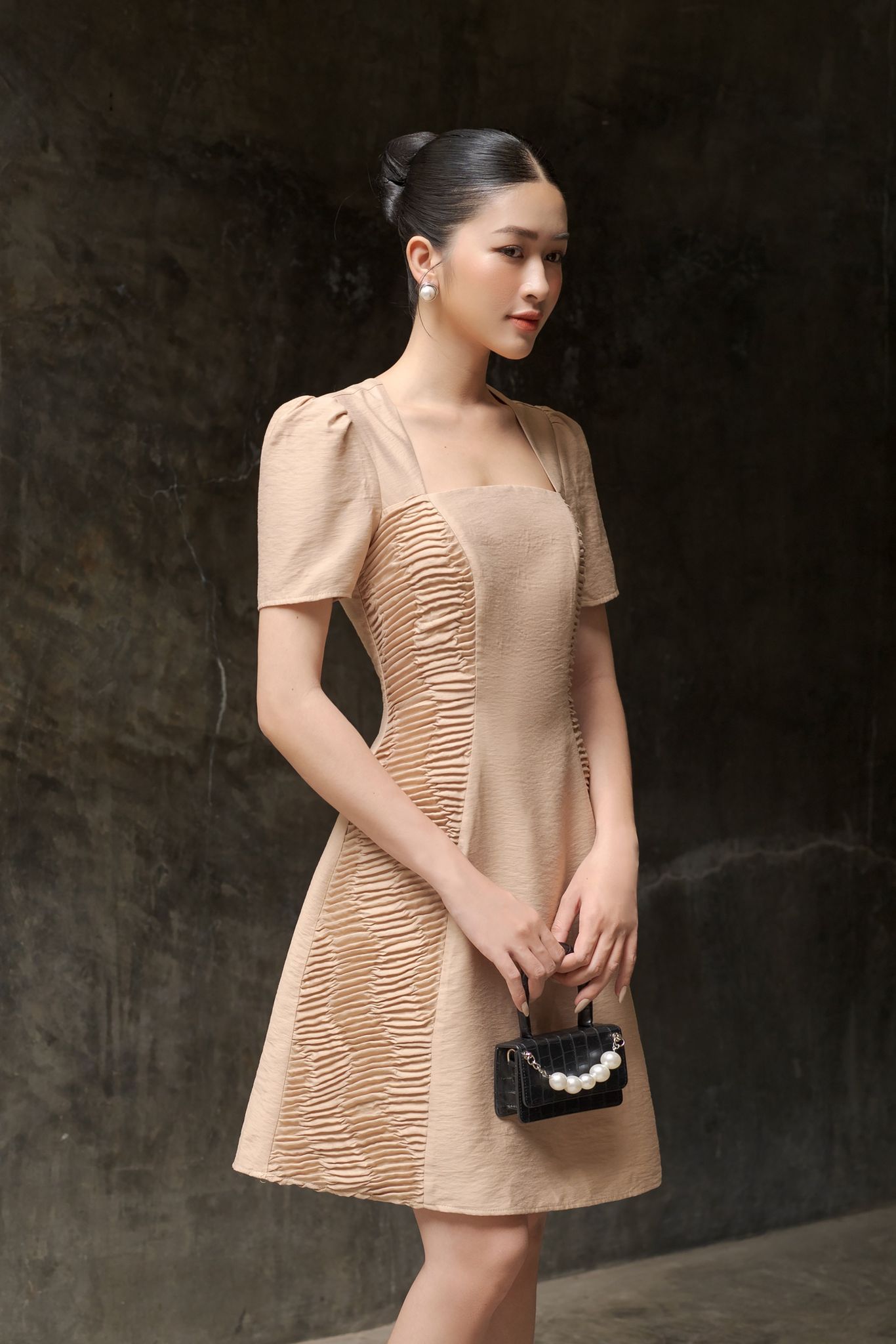 OLV - Đầm Rona Ruched Side Dress