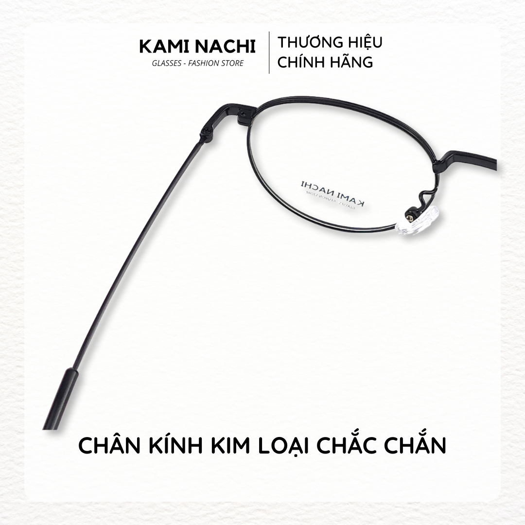 Gọng kính mới Xuân Hè mới KAMI NACHI 094, chất liệu kim loại