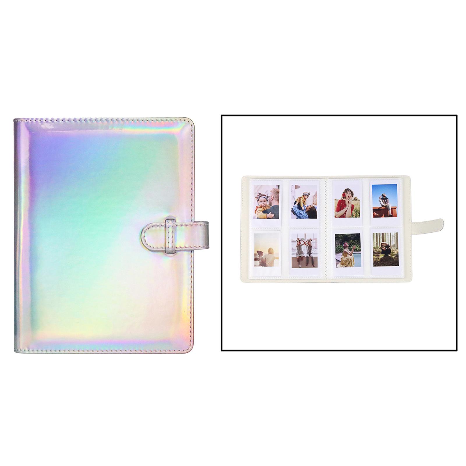 Portable 128 Pockets PU Leather Mini Camera Photo Album for Instax Mini, Multiple Uses