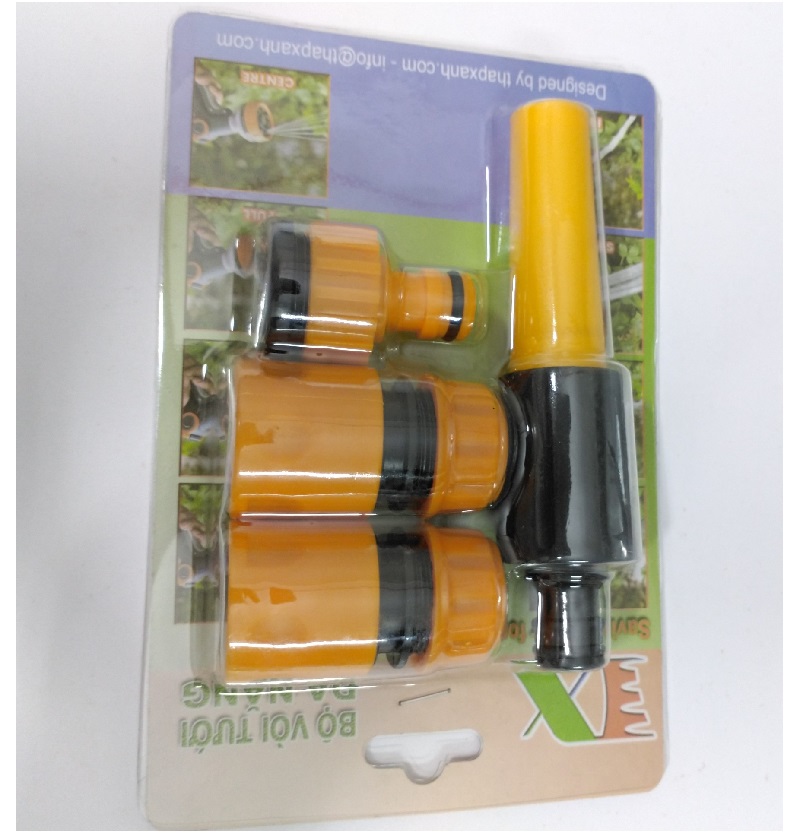 Bộ Vòi Tưới Đa Năng, Vòi 4 món, tưới cây, rửa xe, bền bỉ, an toàn và thân thiệt với môi trường