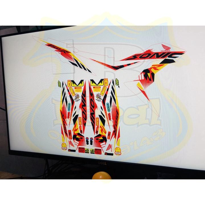 Tem rời sonic 150 trắng