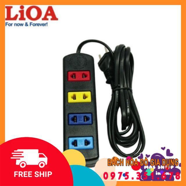 Ổ cắm điện LiOA 4TC dây 3m & 5m - Hàng chính hãng