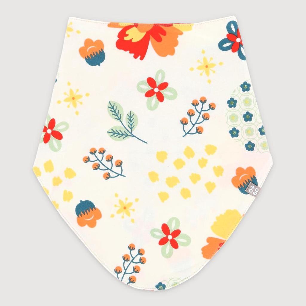 Yếm cho bé trai bé gái freesize vải cotton họa tiết Tết Á Đông TBIB1-1656-YLW-FS | OETEO Abundance of Blooms