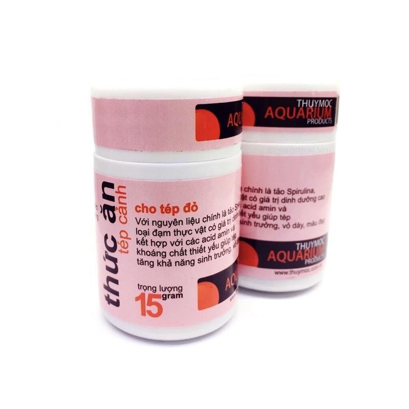Thức ăn tép cảnh Thuỷ Mộc chuyên dùng hồ thủy sinh - Hủ hồng 15g
