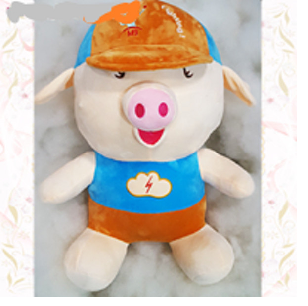 Gối ôm hình heo nón kích thước 55cm