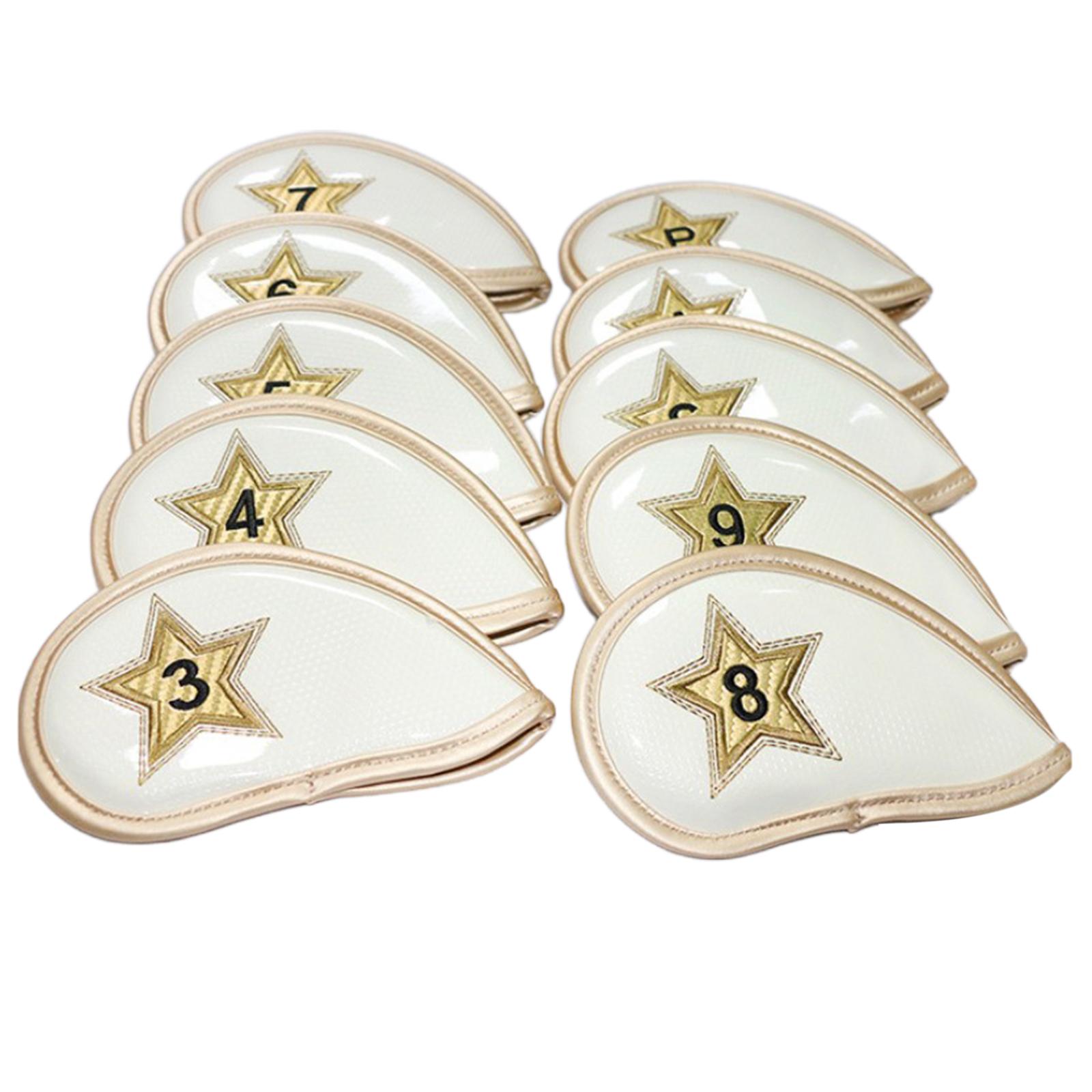 10x Golf Club Iron Head Cover Protection Headcover