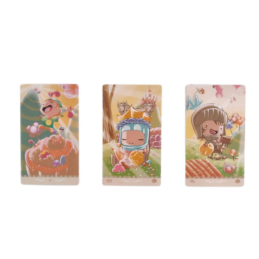 [Size Gốc] Bộ Bài Happy Tarot 78 lá 7x12 cm tặng link hướng dẫn tiếng việt và đá thanh tẩy