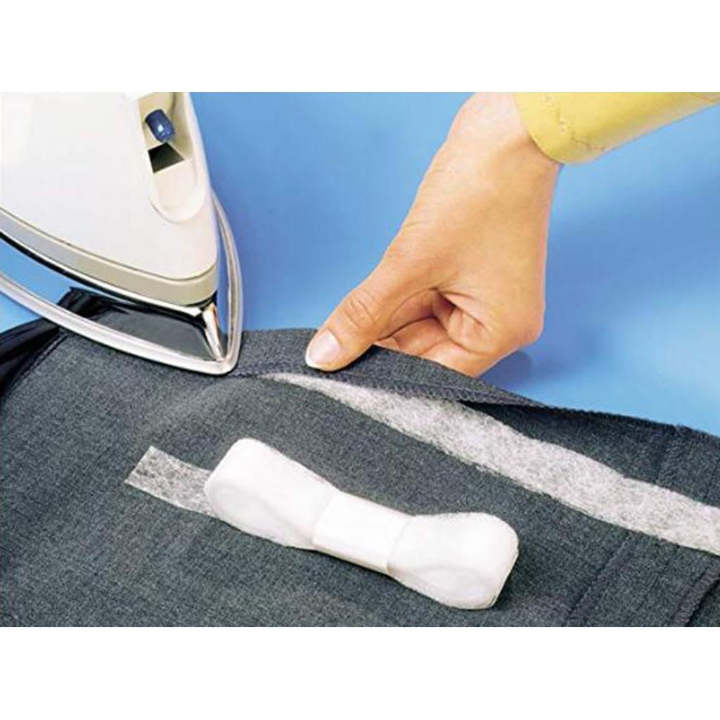 2 Roll Iron on Fabric Fusing Tape 25mm Adhesive Hemming Tape 90 Yards/each