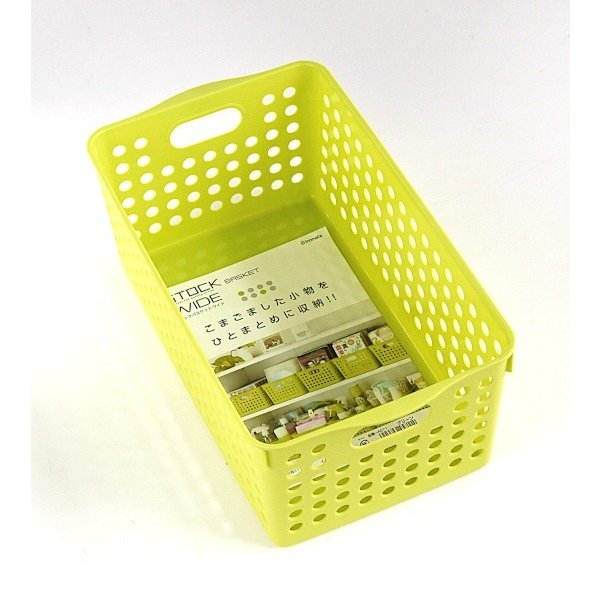 Combo 02 hộp đựng gia vị Inomata 68ml + 01 rổ nhựa đựng đồ đa năng Inomata (Cỡ nhỏ) - Nội địa Nhật Bản