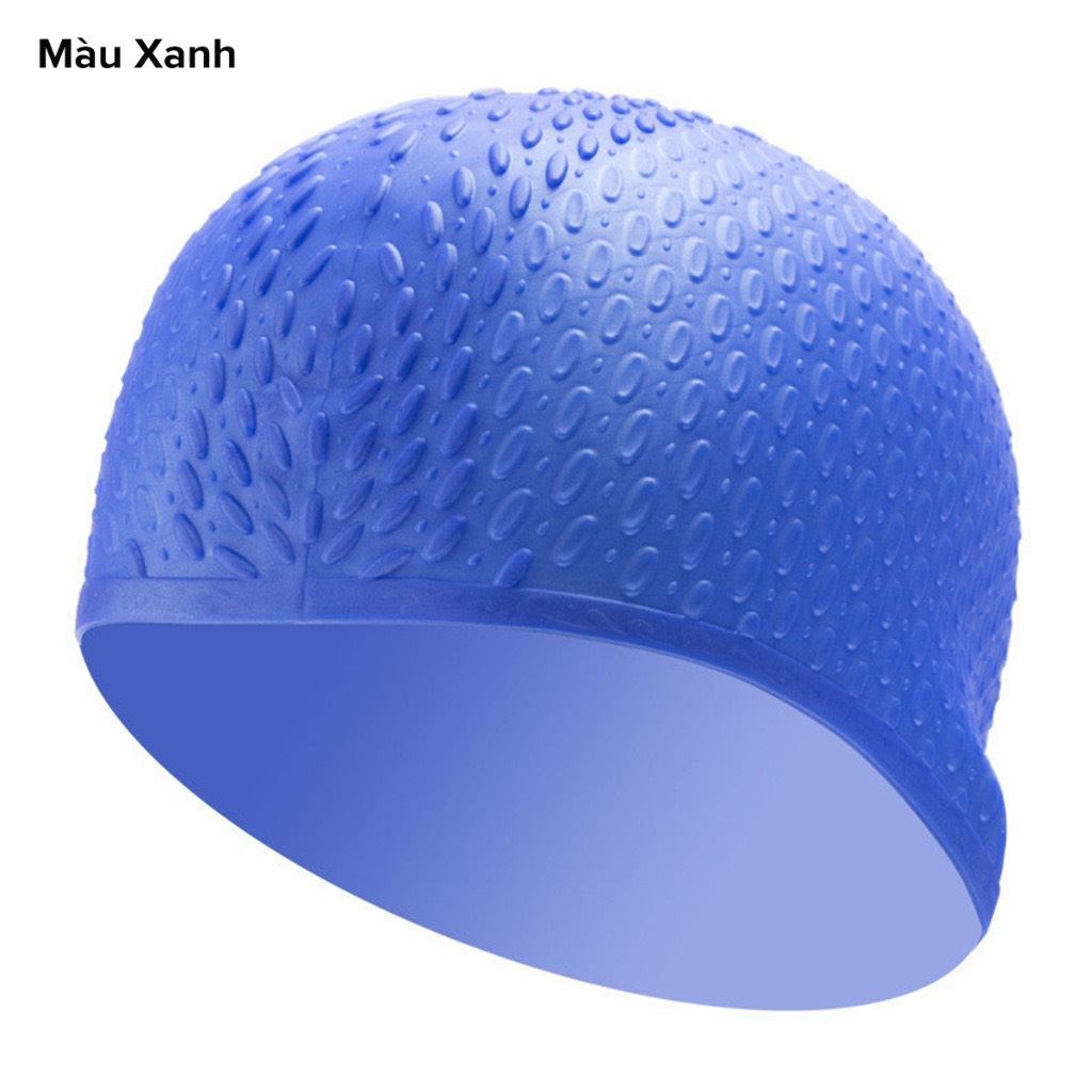 Mũ Bơi Người Lớn, Trẻ Em Silicone Siêu Co Giãn – Chọn Màu, Siêu Bền, Siêu Mềm, Chống Thấm Nước Loại Có Gai - Hàng Chính Hãng dododios