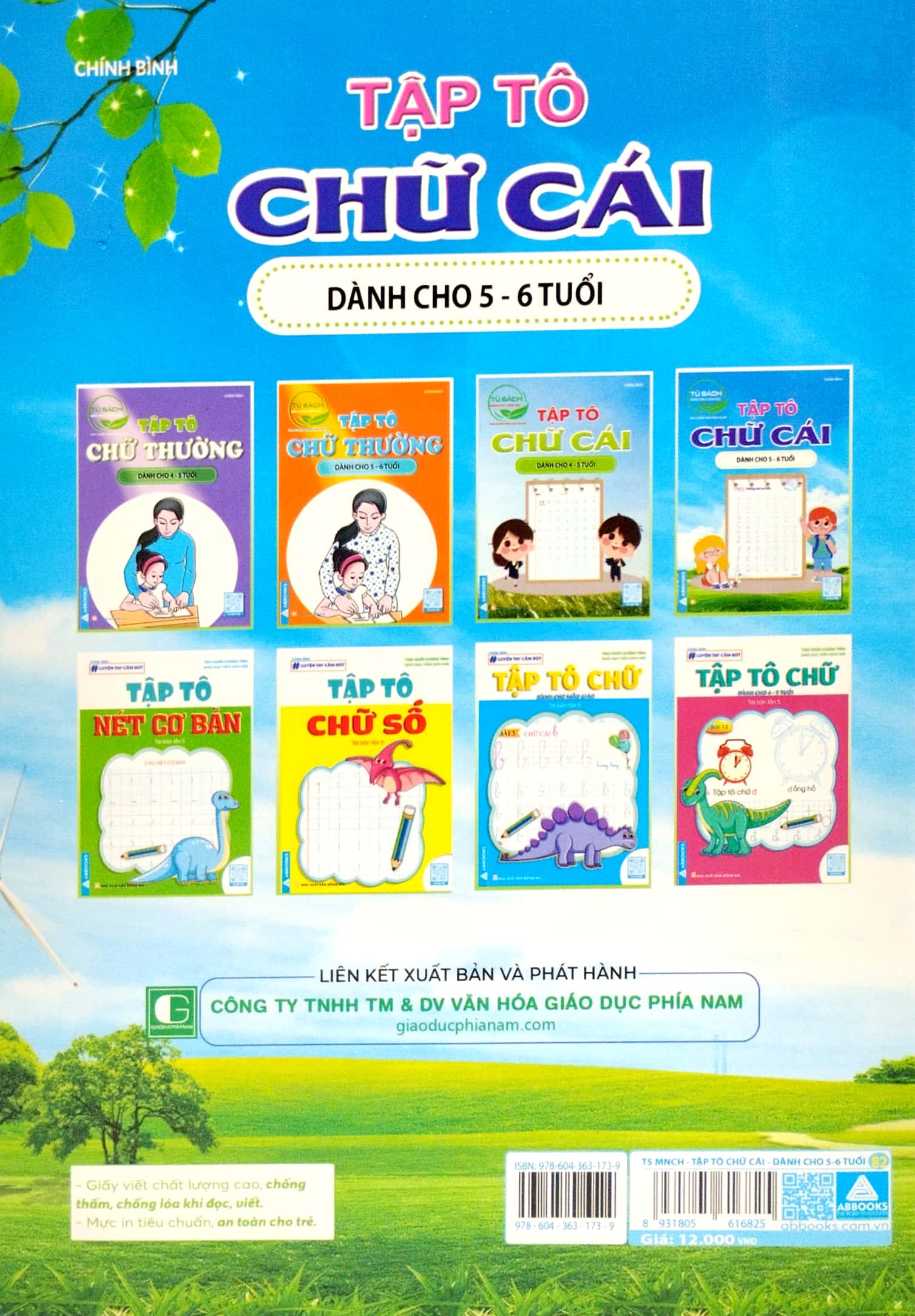 Tập Tô Chữ Cái Dành Cho 5-6 Tuổi