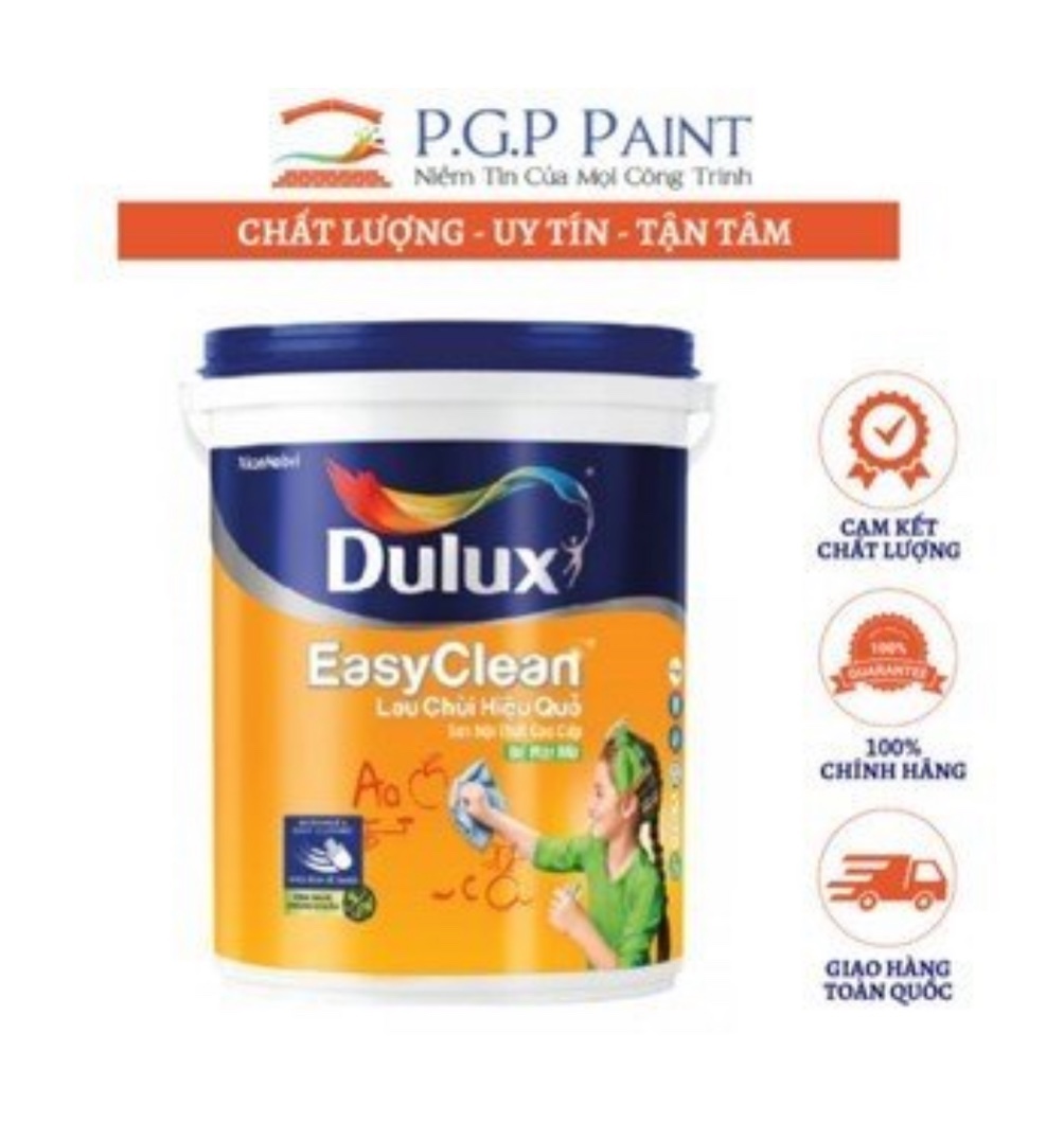 Sơn Nội Thất Dulux Easyclean Lau Chùi Hiệu Quả A991 Mờ Giúp Bề Mặt Đẹp Láng Mịn Dễ Lau Chùi Vượt Trội