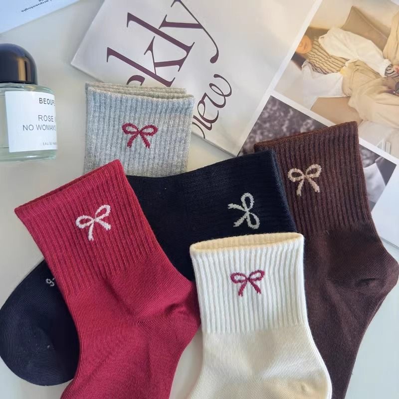 SET 5 ĐÔI TẤT VỚ NƠ NỮ DỄ THƯƠNG MÃ 45 TỪ 1-12 TUỔI DÀNH CHO BÉ GÁI