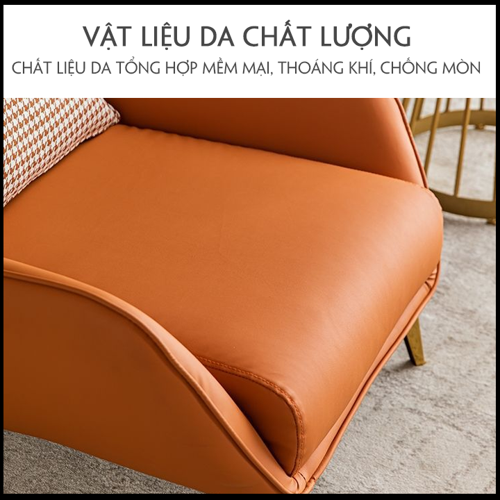 Ghế Sofa Bắc Âu Kèm Đôn Cao Cấp. Sofa Lười Tatami Phong Cách Hiện Đại