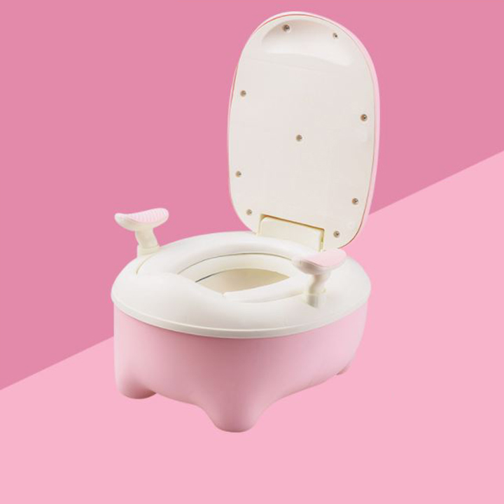 Bô ngồi toilet cho bé- màu hồng