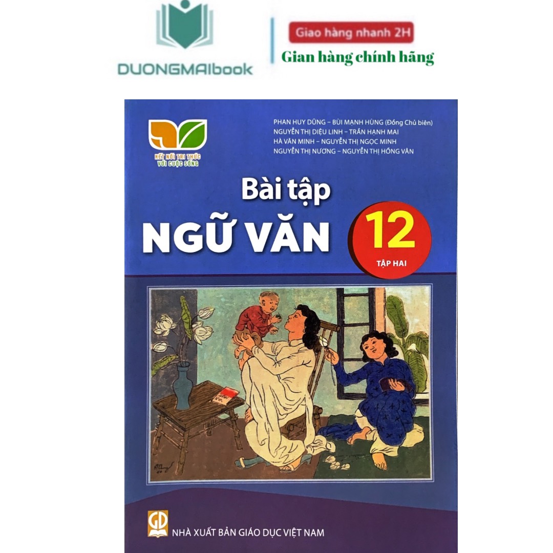 [Shop đi đơn trên 50k] Sách - Bài tập Ngữ Văn 12 -  Kết nối  (Bán kèm 1 bút bi )