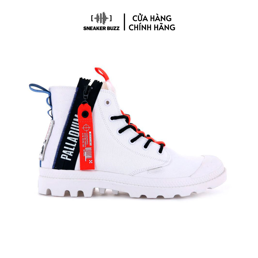 Giày Palladium Pampa Hi Ticket To Earth Star White 77357-116-M