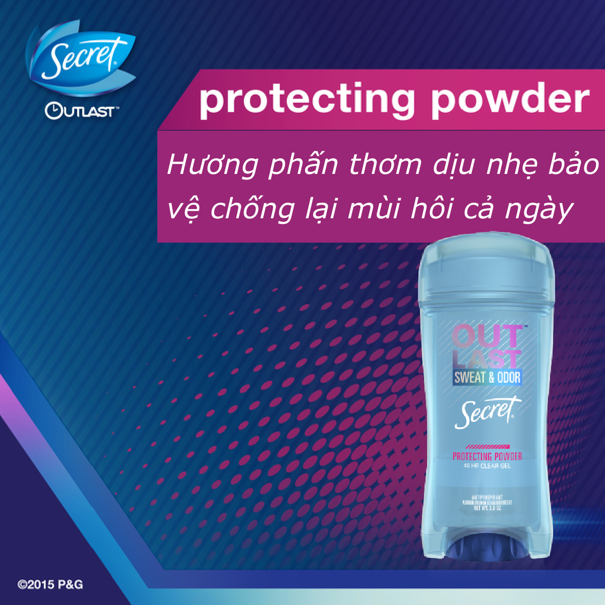 Lăn Khử Mùi Secret Clear Gel 73g