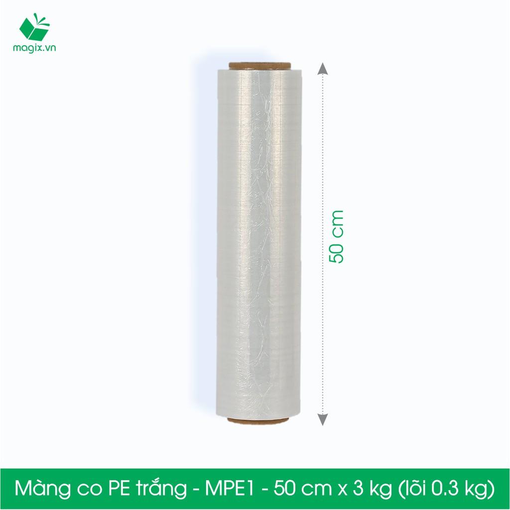 MPE1 - Khổ 50 cm - 3kg - Cuộn PE màng co