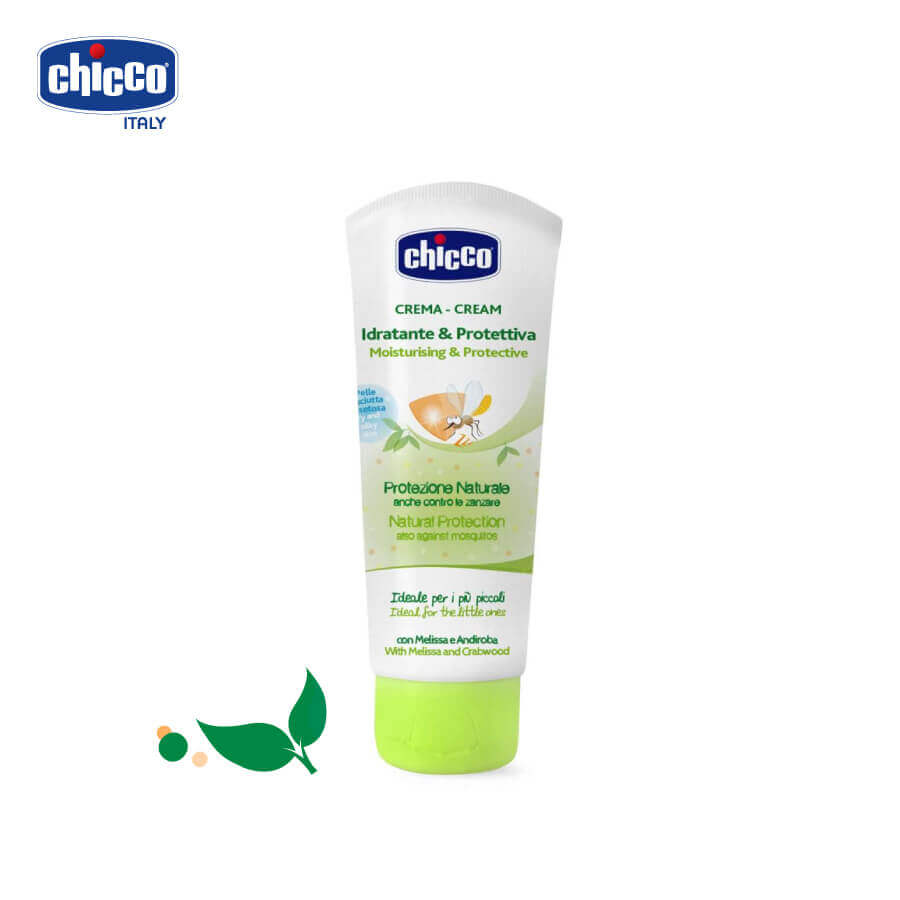 Kem chống muỗi Chicco 100ml, mùi hương tự nhiên và dễ chịu, thích hợp cho cả gia đình ( Tặng 1 gắp mắt dứa )