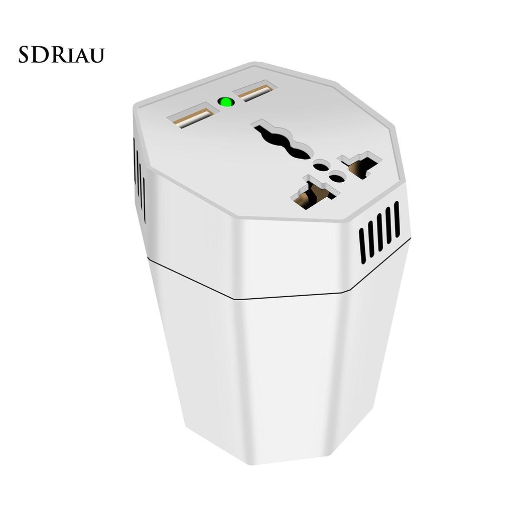 *QCDZ* Power Inverter Dual USB Port Mosquito Repellent ABS Car Cup Inverter Adapter for 12V Cars