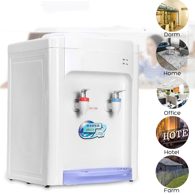 Cây Máy nước nóng lạnh văn phòng để bàn mini Huastar làm nóng lạnh cực nhanh, tiết kiệm điện, có rơ re tự ngắt chống giật - Hàng chính hãng