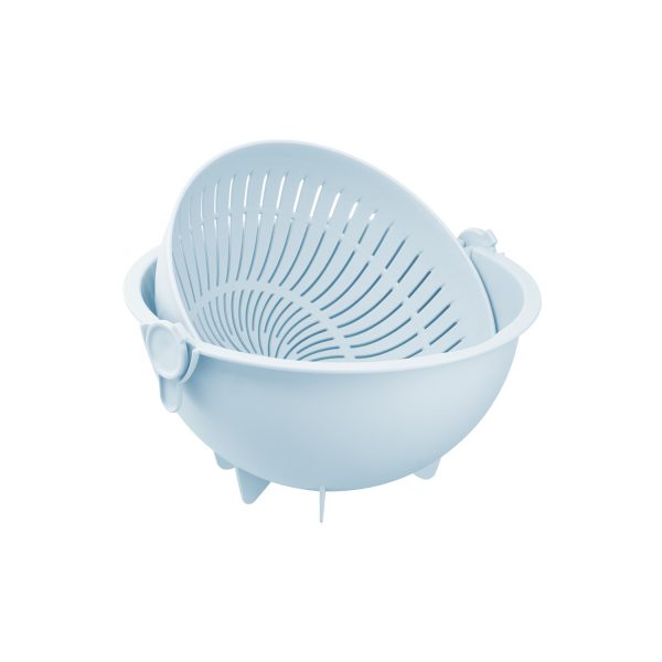 Bộ thau rổ xoay đa năng Yoko 28 cm - Giao màu ngẫu nhiên