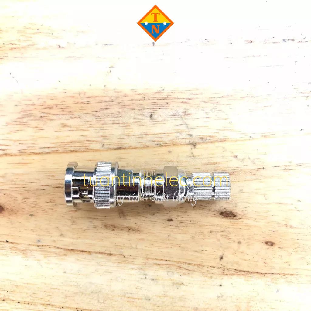 Jack BNC F5/BNC lò xo loại tốt, giắc tín hiệu cho camera, đầu ghi hình