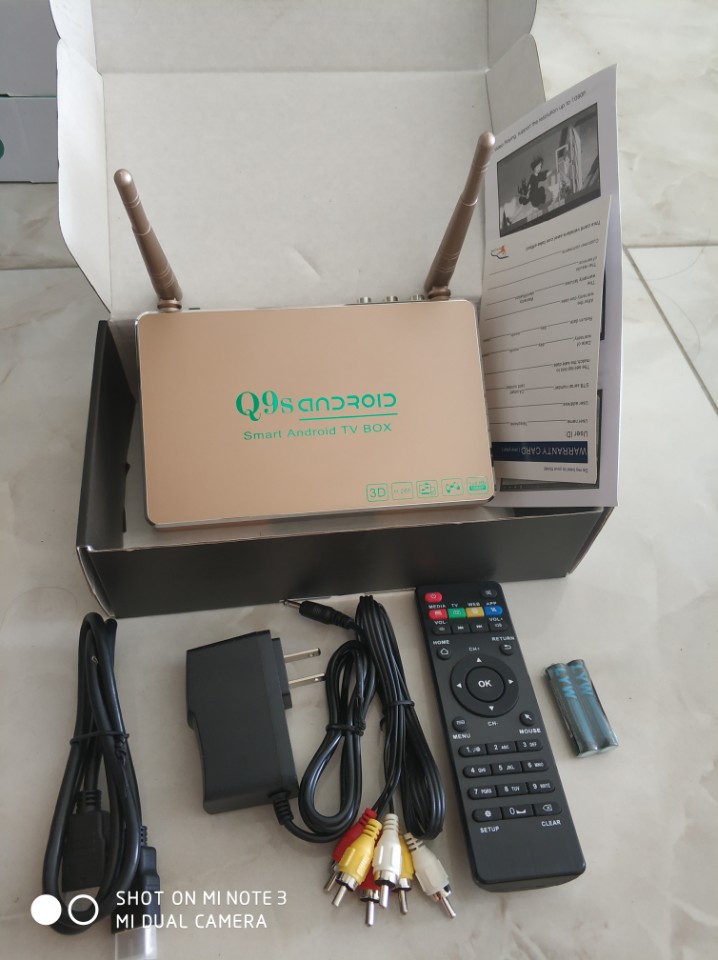 Androitv box Q9s siêu phẩm 2 râu ăng ten